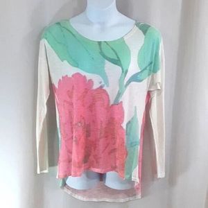 American Twist Los Angeles size XL long sleeve hi-low t-shirt